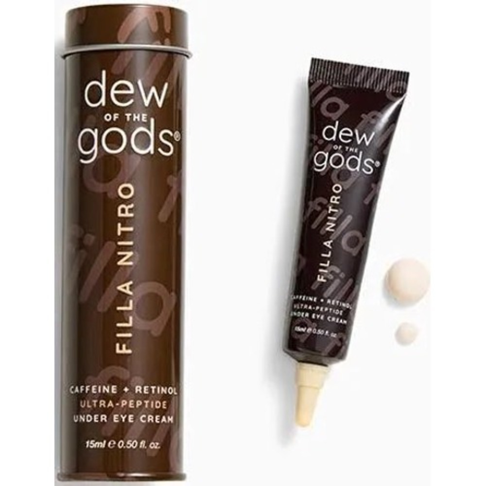 NEW Dew of the Gods Filla Nitro Caffeine Retinol Ultra-Peptide Under Eye Cream